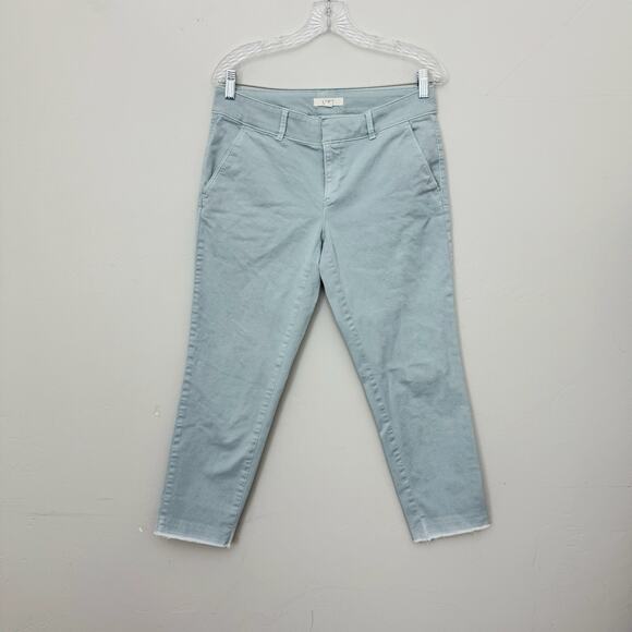 Loft Marisa Blue Straight Leg Trousers Women’s Size 6 - Picture 1 of 8